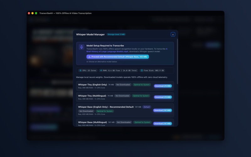 TranscribeAV - Subtitle Studio Audio Extraction and Timeline